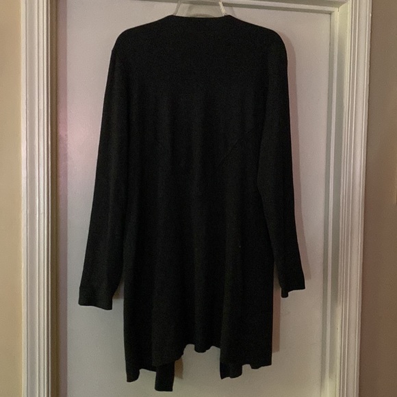 Long Open Front Knit Sweater - Picture 2 of 7